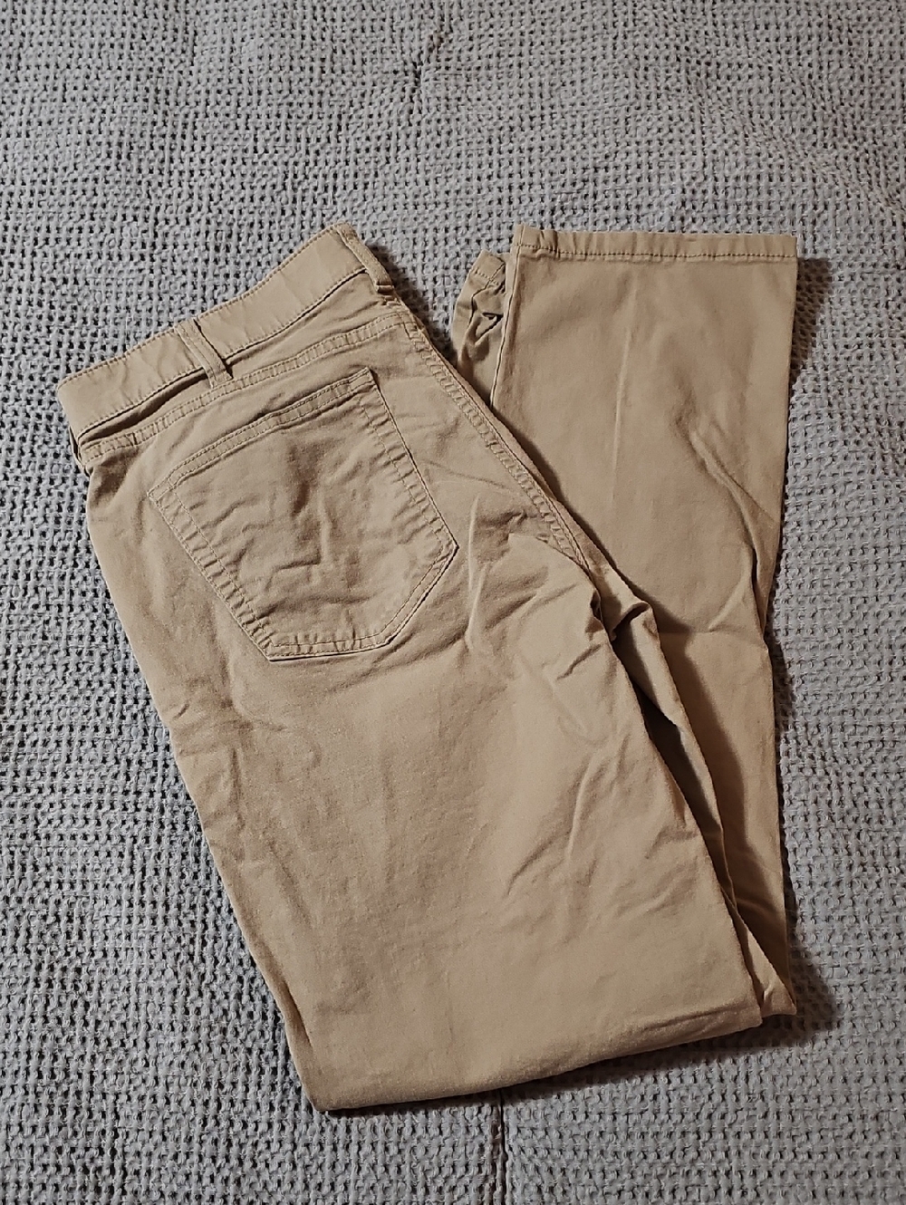 Men’s 32x32 Member’s Mark Mason Straight Fit 5-Pocket Pants Khaki